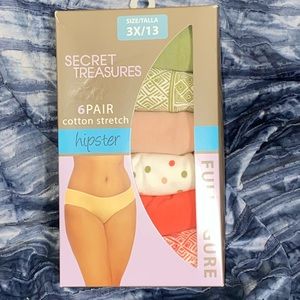 Size 3X Ladies Hipster Panties